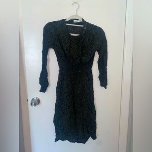 Midi Olive Cheetah Print Dress
